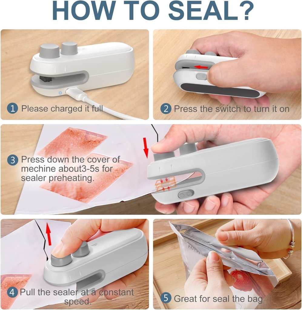 2-1 Portable Plastic bag sealer