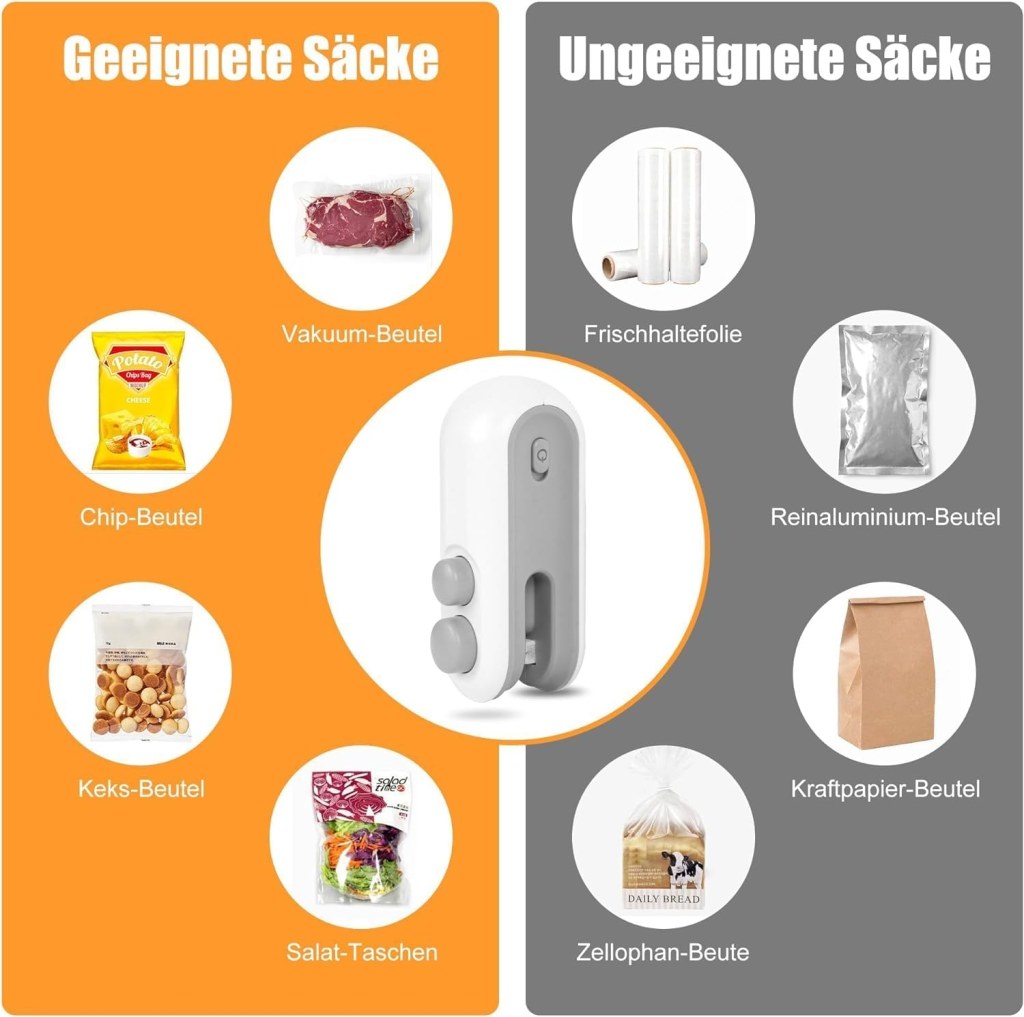 2-1 Portable Plastic bag sealer