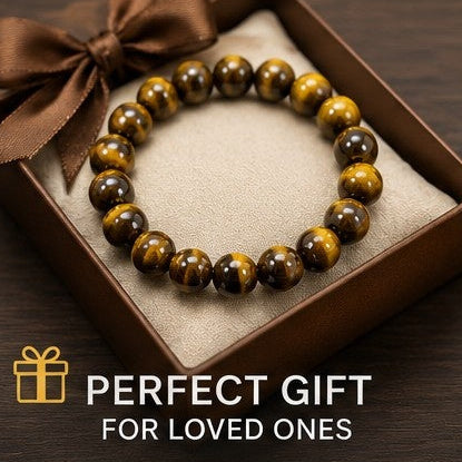 Tiger Eye Yellow Crystal Healing Stone Bracelet